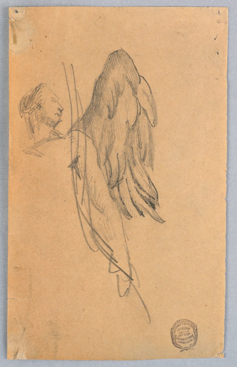 Szkic Anioła autorstwa Francis Augustus Lathrop