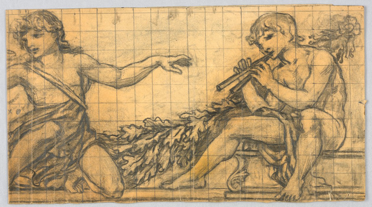 Studiuj na mural autorstwa Francis Augustus Lathrop