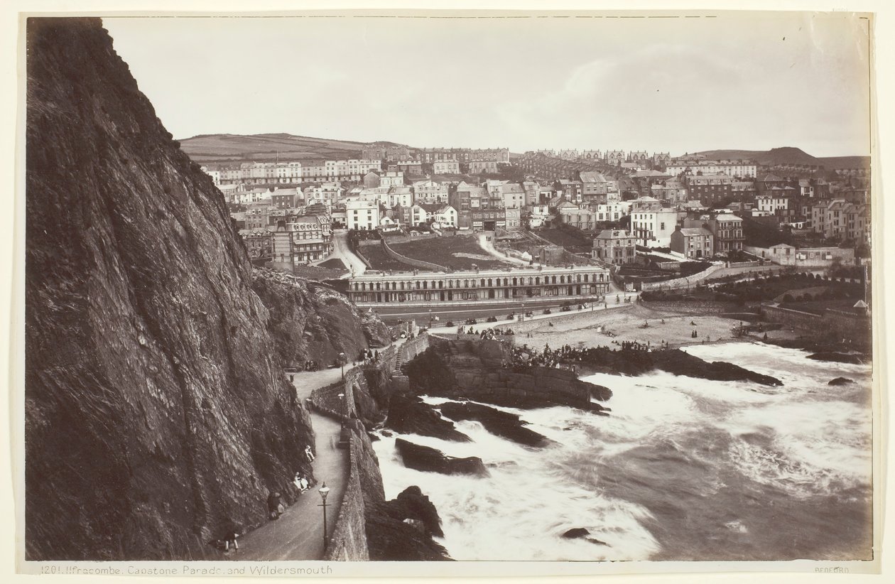 Ilfracombe, Parada Capstone i Wildersmouth, 186094. autorstwa Francis Bedford