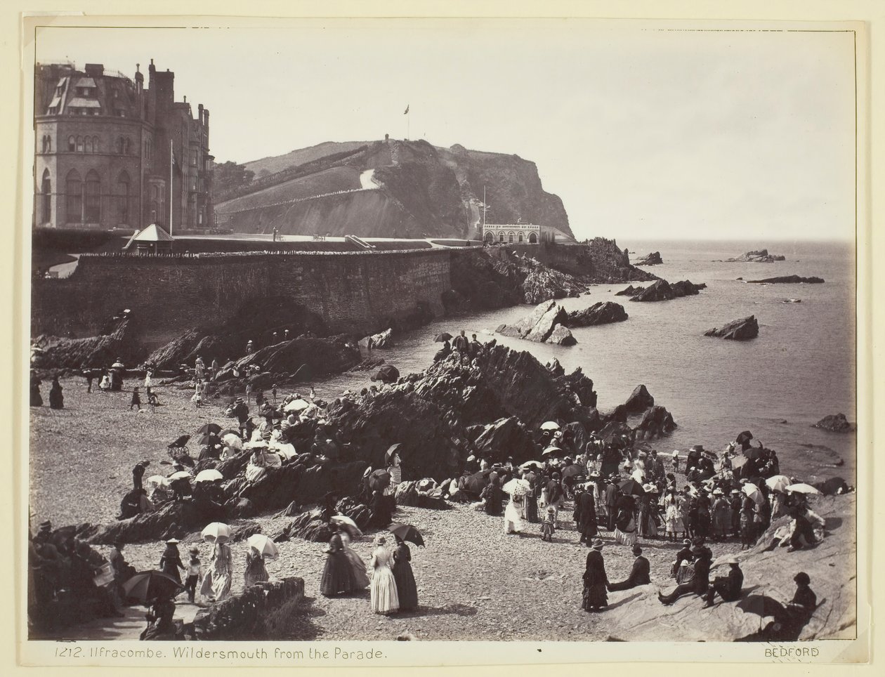 Ilfracombe, Wildersmouth z Parady, 186094. autorstwa Francis Bedford