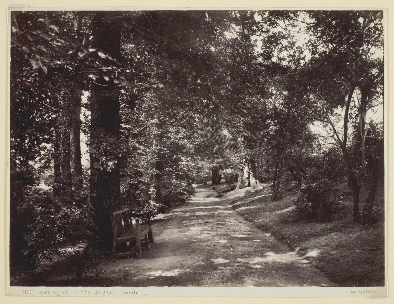 Leamington, w Ogrodach Jephson autorstwa Francis Bedford