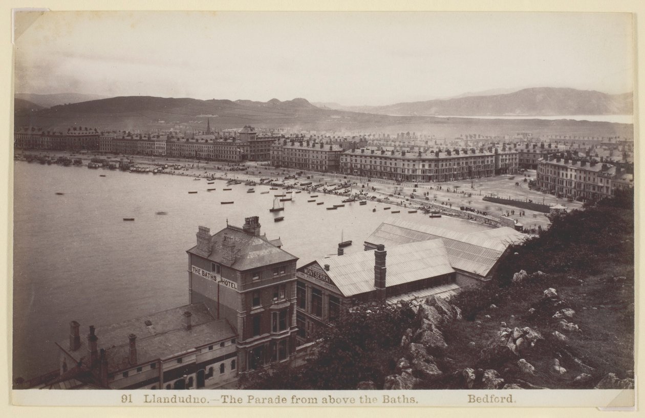 Llandudno – Parada znad Łaźni autorstwa Francis Bedford