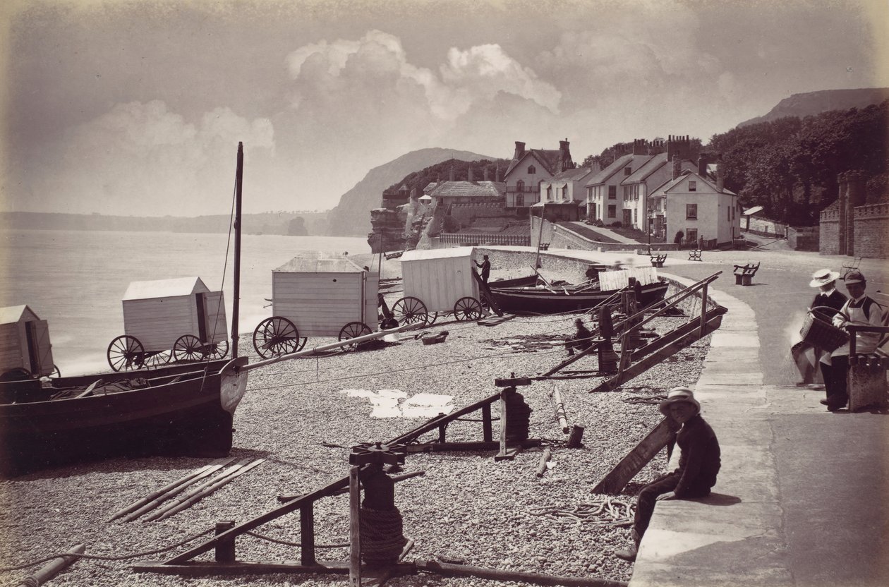 Sidmount, zachodni kraniec Esplanade, lata 70. XIX wieku. autorstwa Francis Bedford