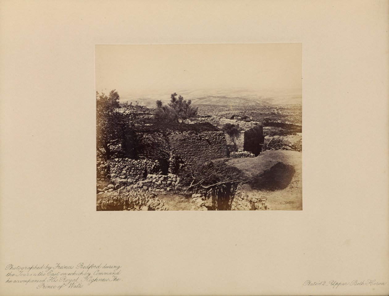 Górne Bet-Horon autorstwa Francis Bedford