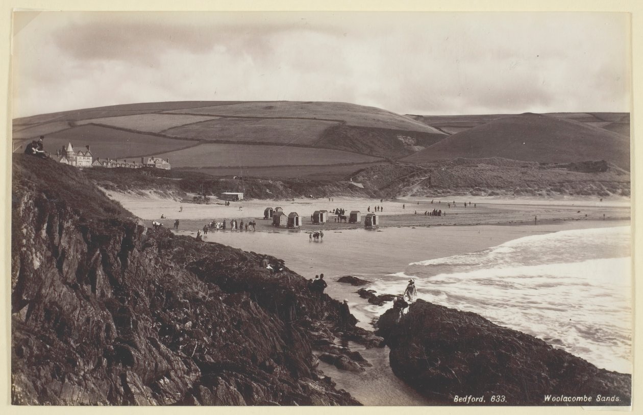 Piaski Woolacombe, 186094. autorstwa Francis Bedford