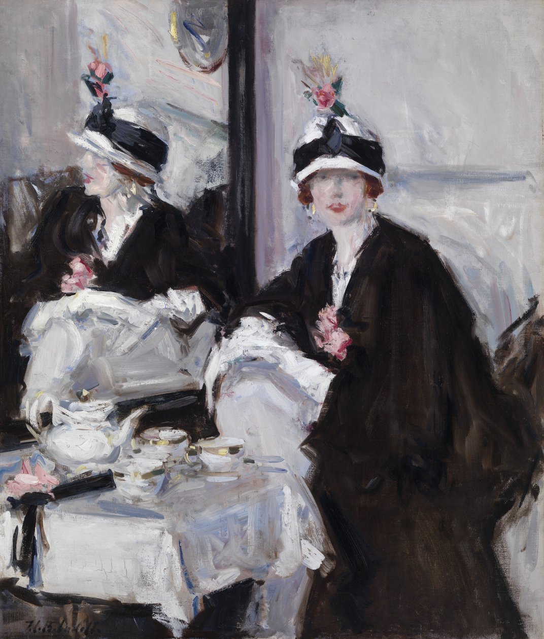 Odbicia (olej na płótnie) autorstwa Francis Campbell Boileau Cadell