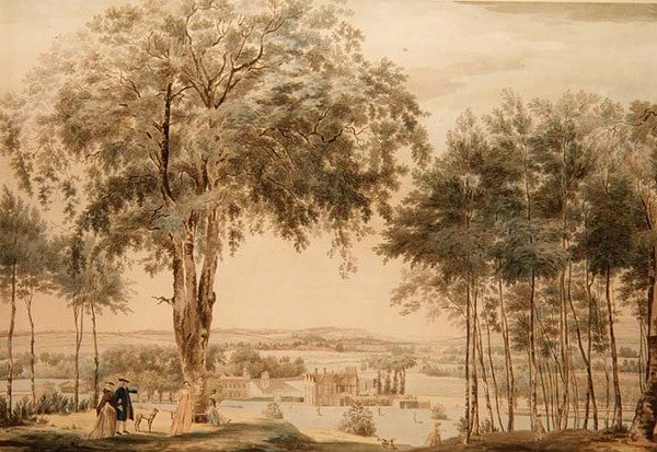 Purley Hall, Berks autorstwa Francis Cotes