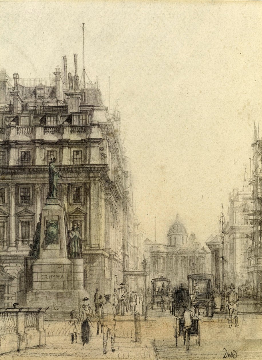 Pall Mall, Londyn autorstwa Francis Dodd