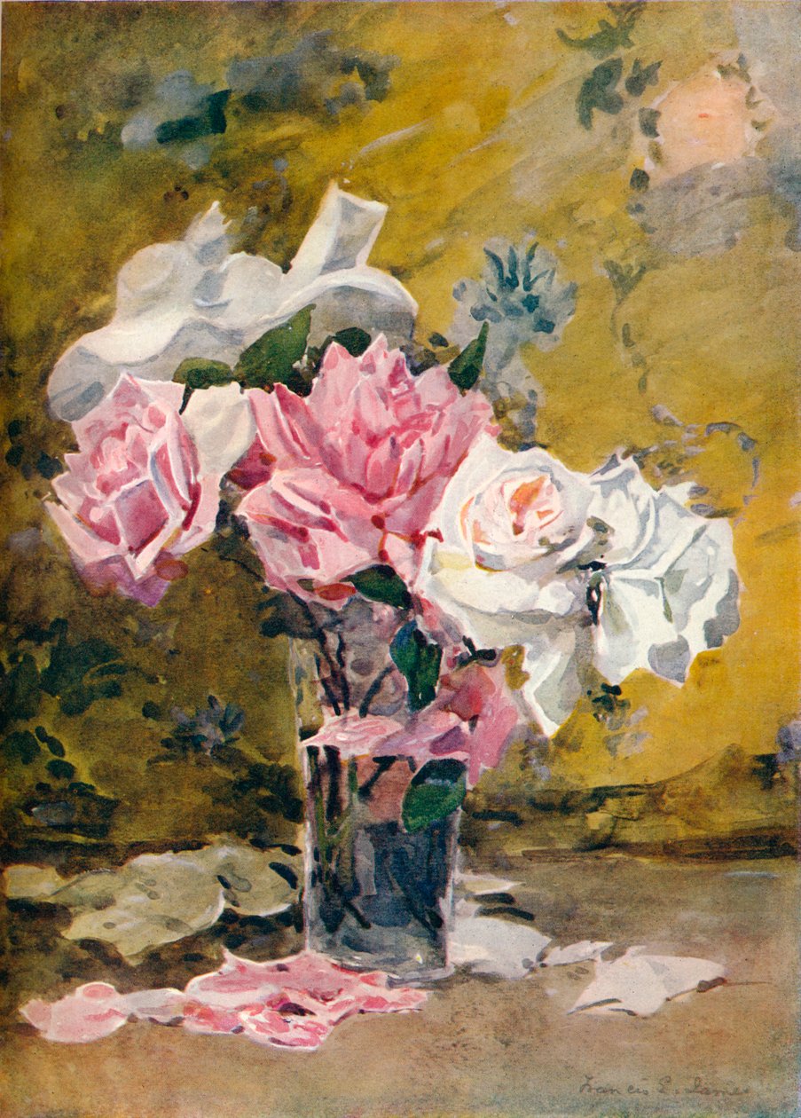 „Róże i brokat”, XIX w. autorstwa Francis Edward James