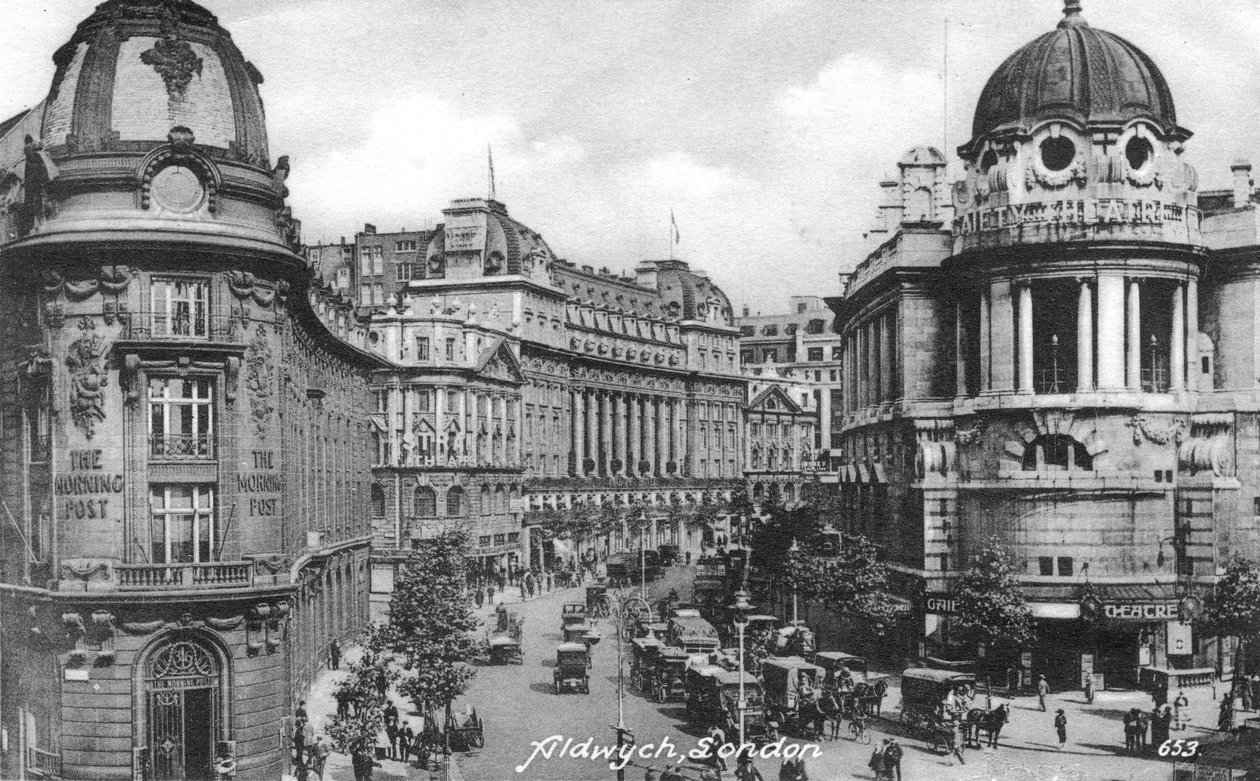 Aldwych, Londyn, początek XX wieku. autorstwa Francis Frith