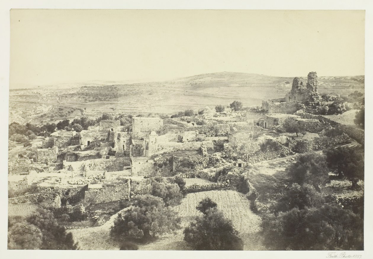 Betanii, 1857. autorstwa Francis Frith