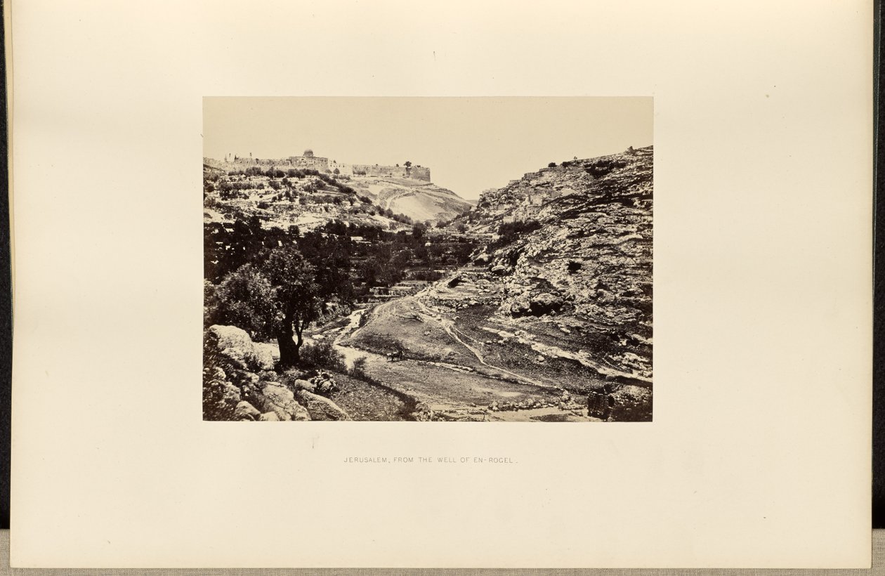 Jerozolima, ze studni En-Rogel autorstwa Francis Frith