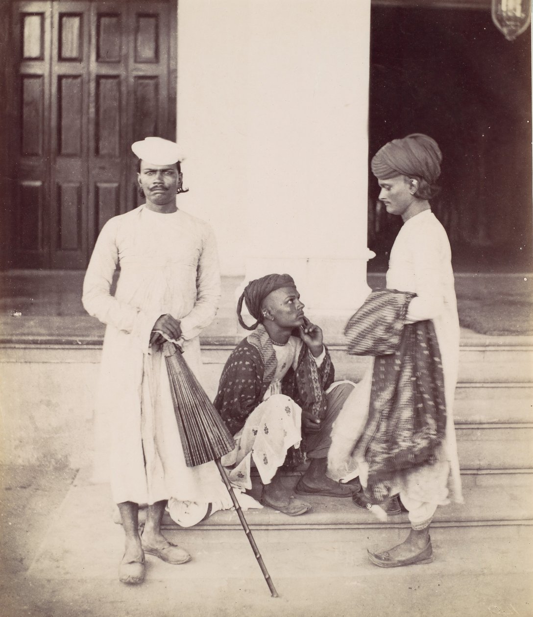 Brokerzy Marwaree, lata 70. XIX wieku. autorstwa Francis Frith