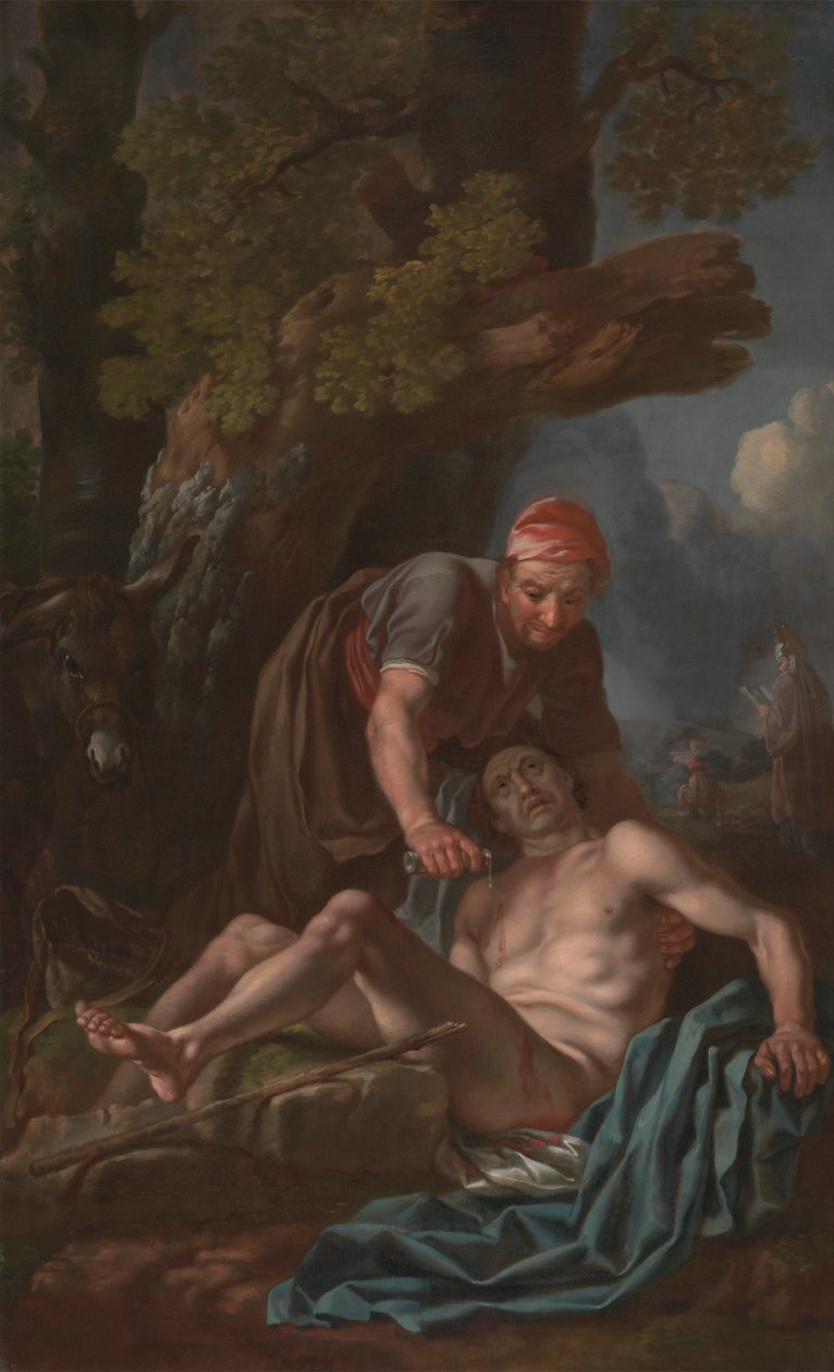 Dobry Samarytanin autorstwa Francis Hayman