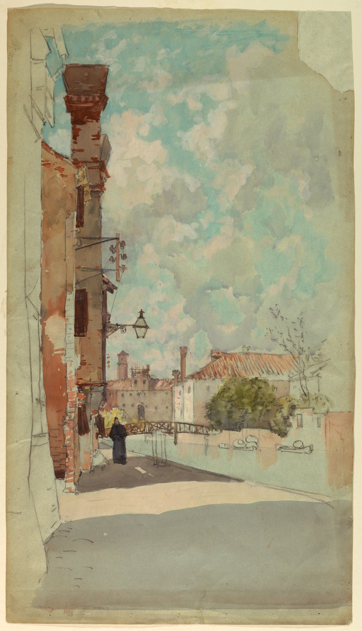 Kanał, Wenecja, Włochy autorstwa Francis Hopkinson Smith