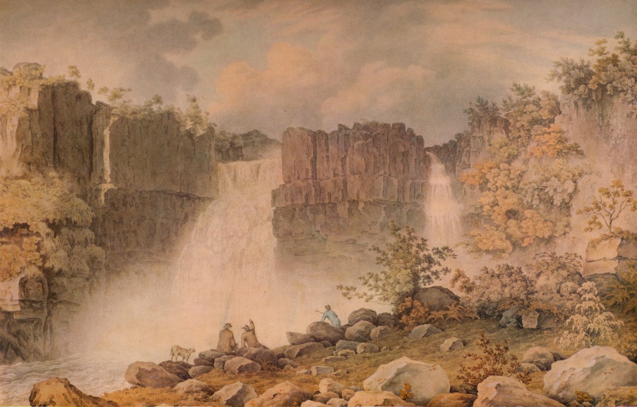 High Force, Teesdale, c1807 autorstwa Francis Nicholson