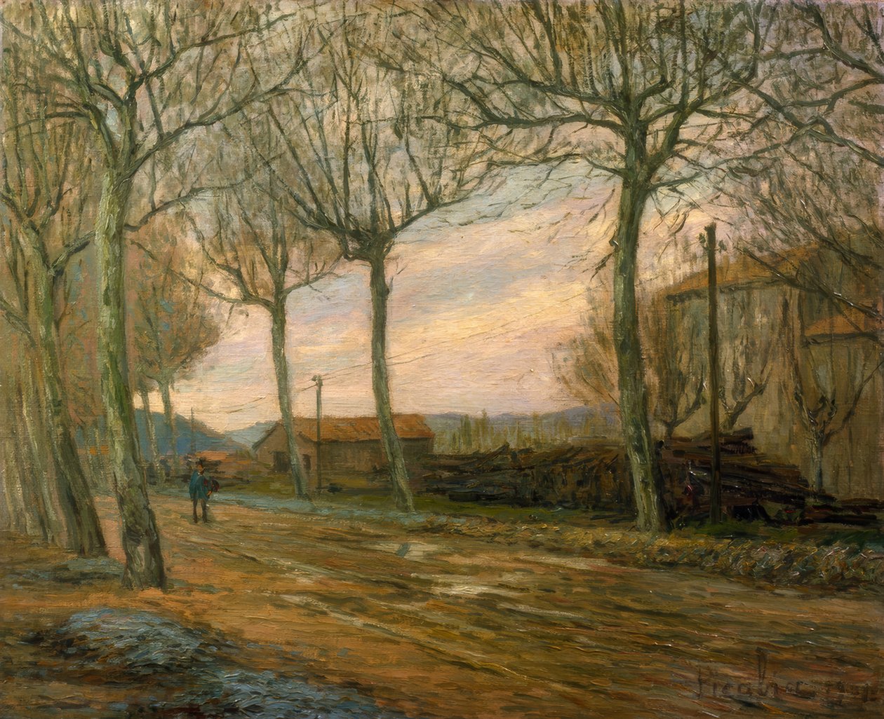 Krajobraz z włóczęgą autorstwa Francis Picabia