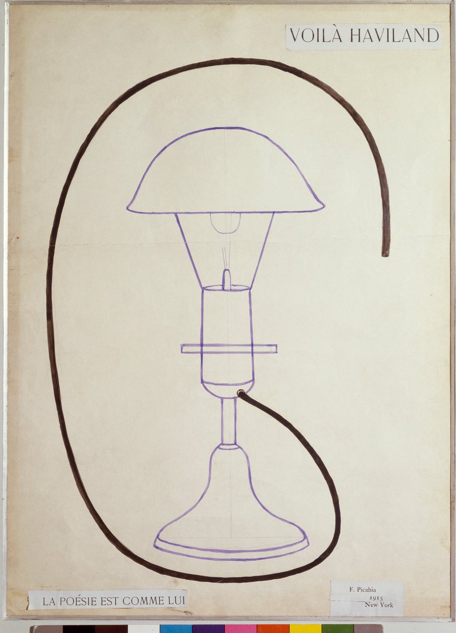 Poezja jest jak on (Rysunek autorstwa Francis Picabia