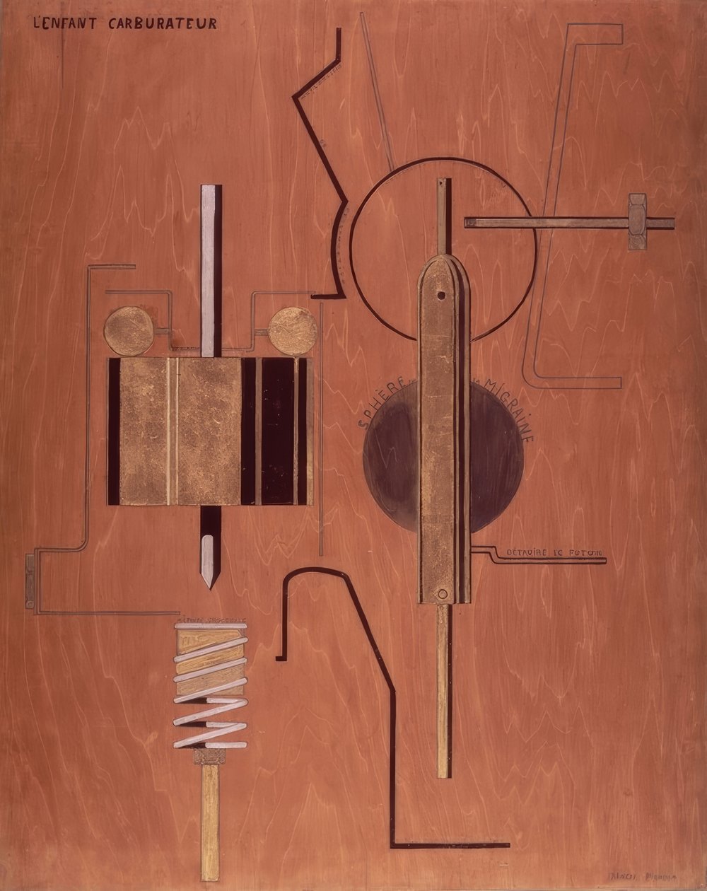 Gaźnik dla dzieci autorstwa Francis Picabia