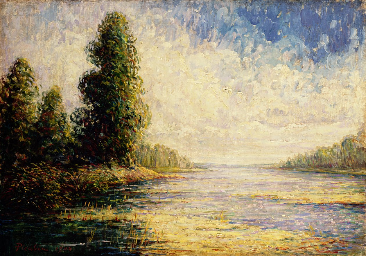 Loara w porannym słońcu autorstwa Francis Picabia