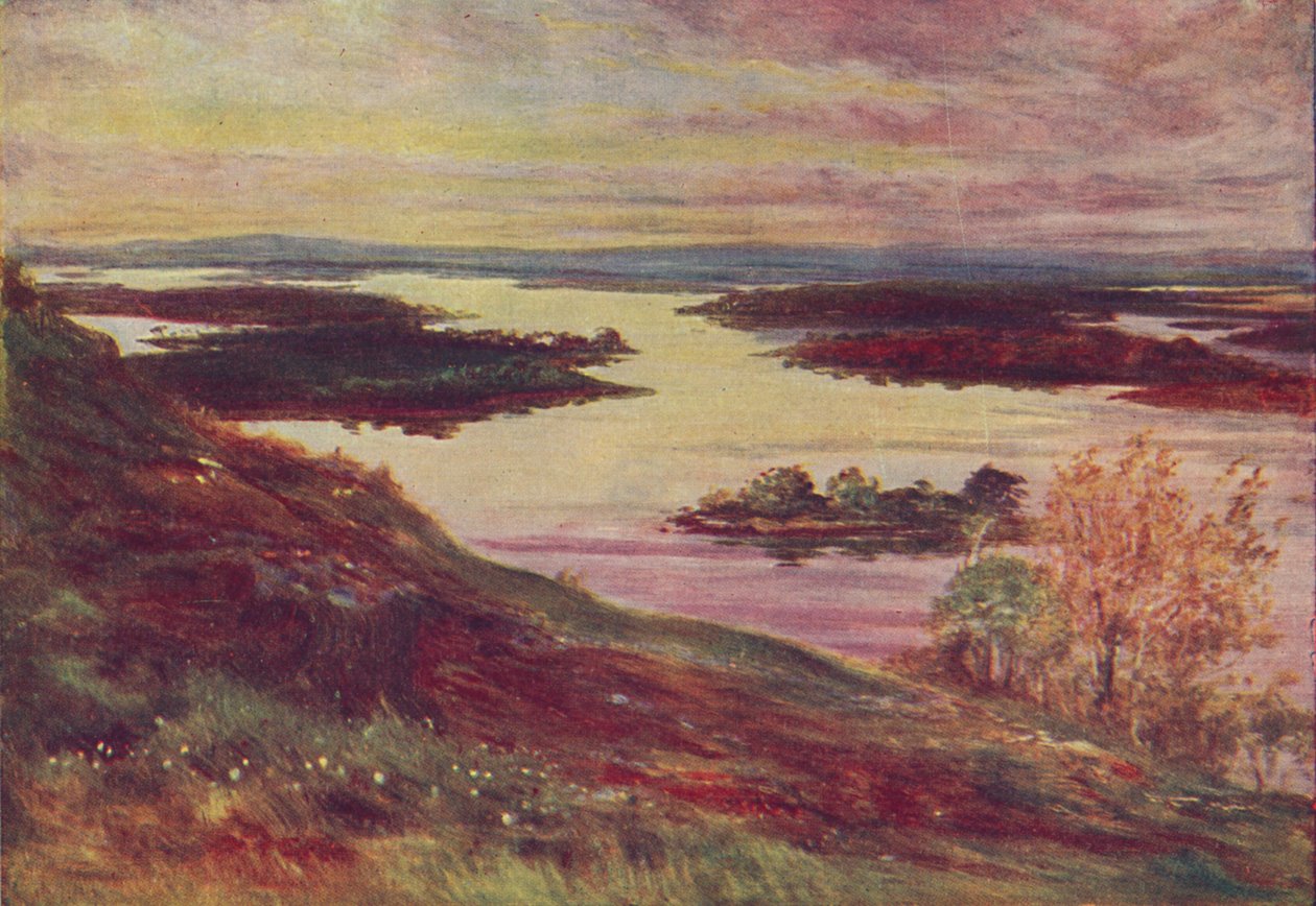 „Irlandzki Lough”, 1910 autorstwa Francis S Walker