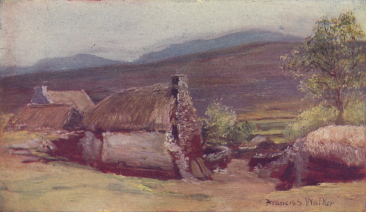 „Irlandzkie domki”, 1910 autorstwa Francis S Walker