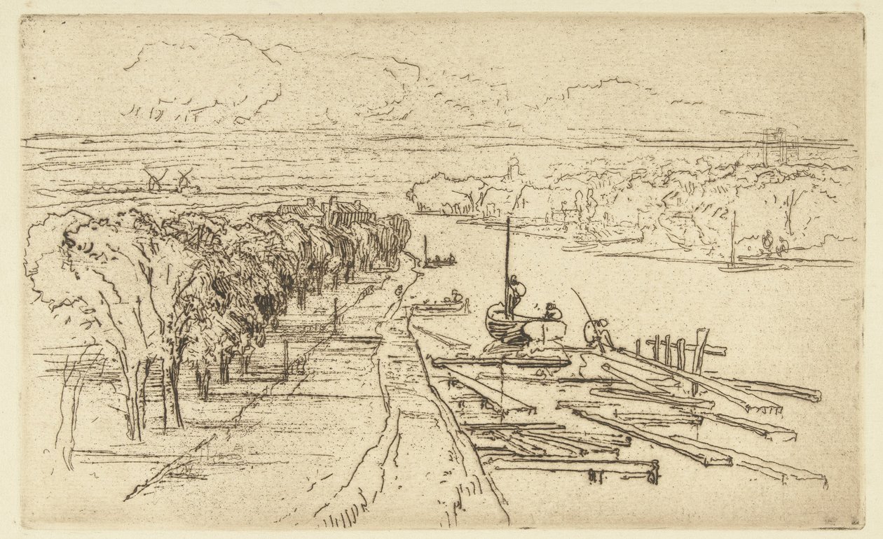 Amstel Amstel II autorstwa Francis Seymour Haden (Sir)