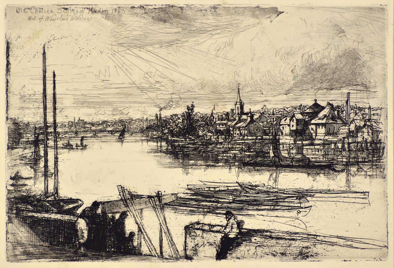 Zasięg Battersea autorstwa Francis Seymour Haden