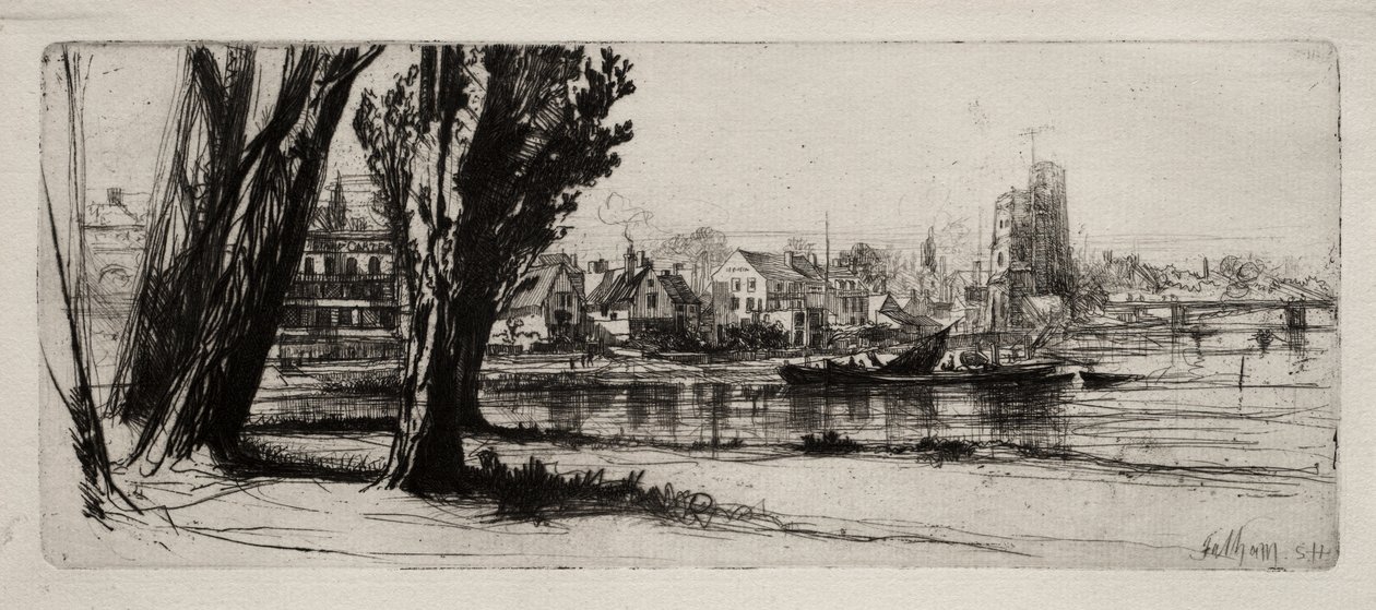 Fulham autorstwa Francis Seymour Haden