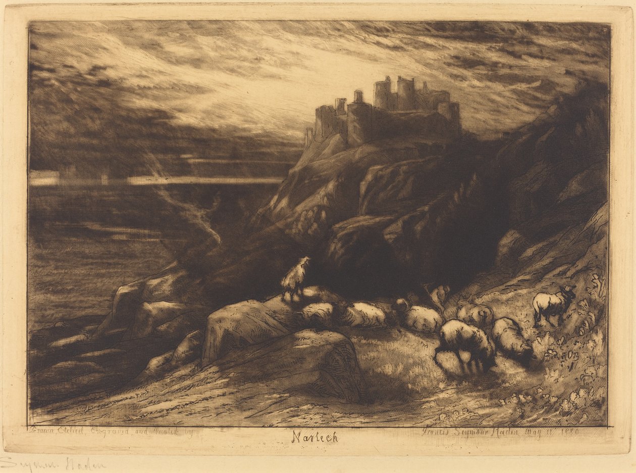 Harlech (nr 2) autorstwa Francis Seymour Haden