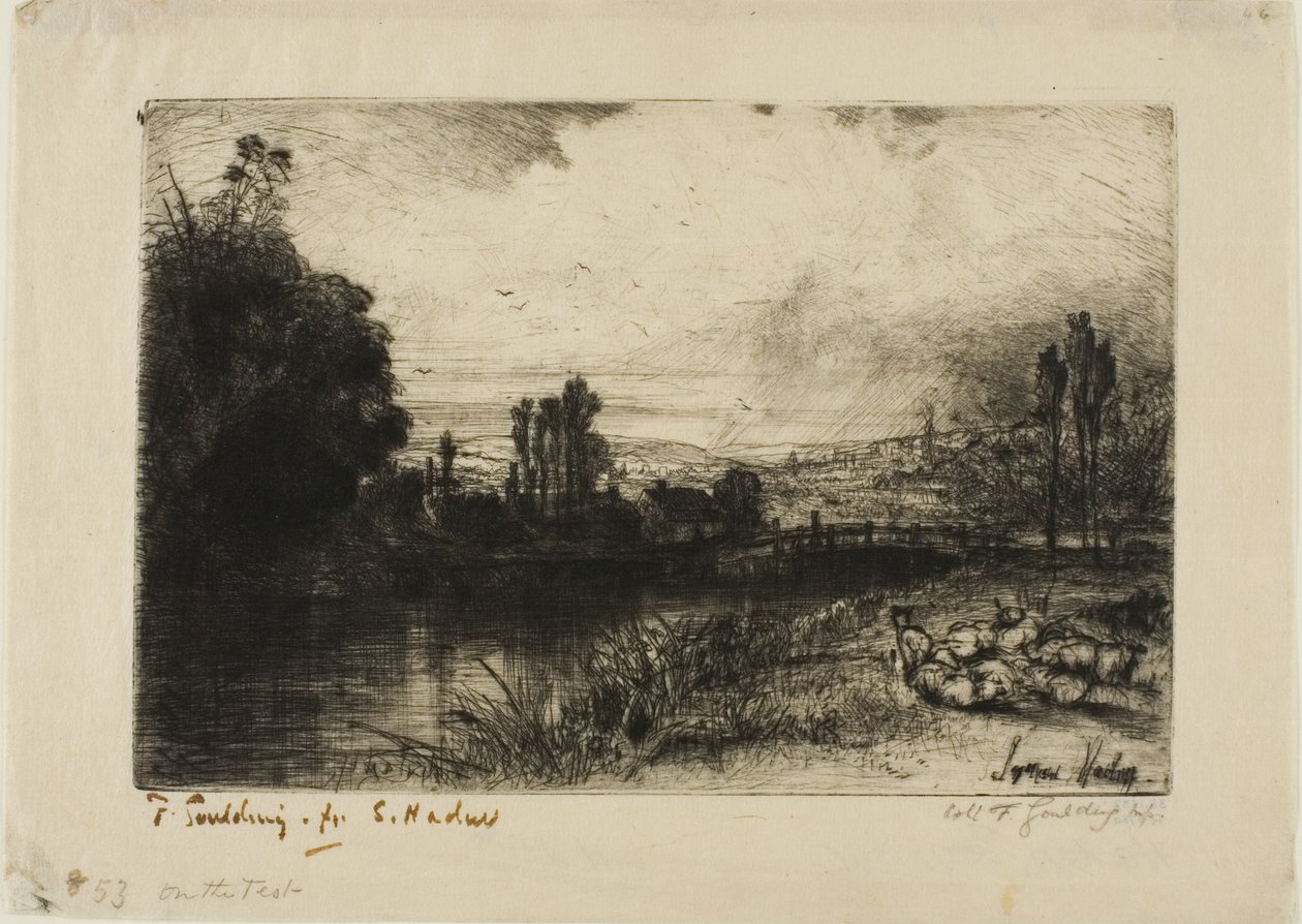 Na teście autorstwa Francis Seymour Haden