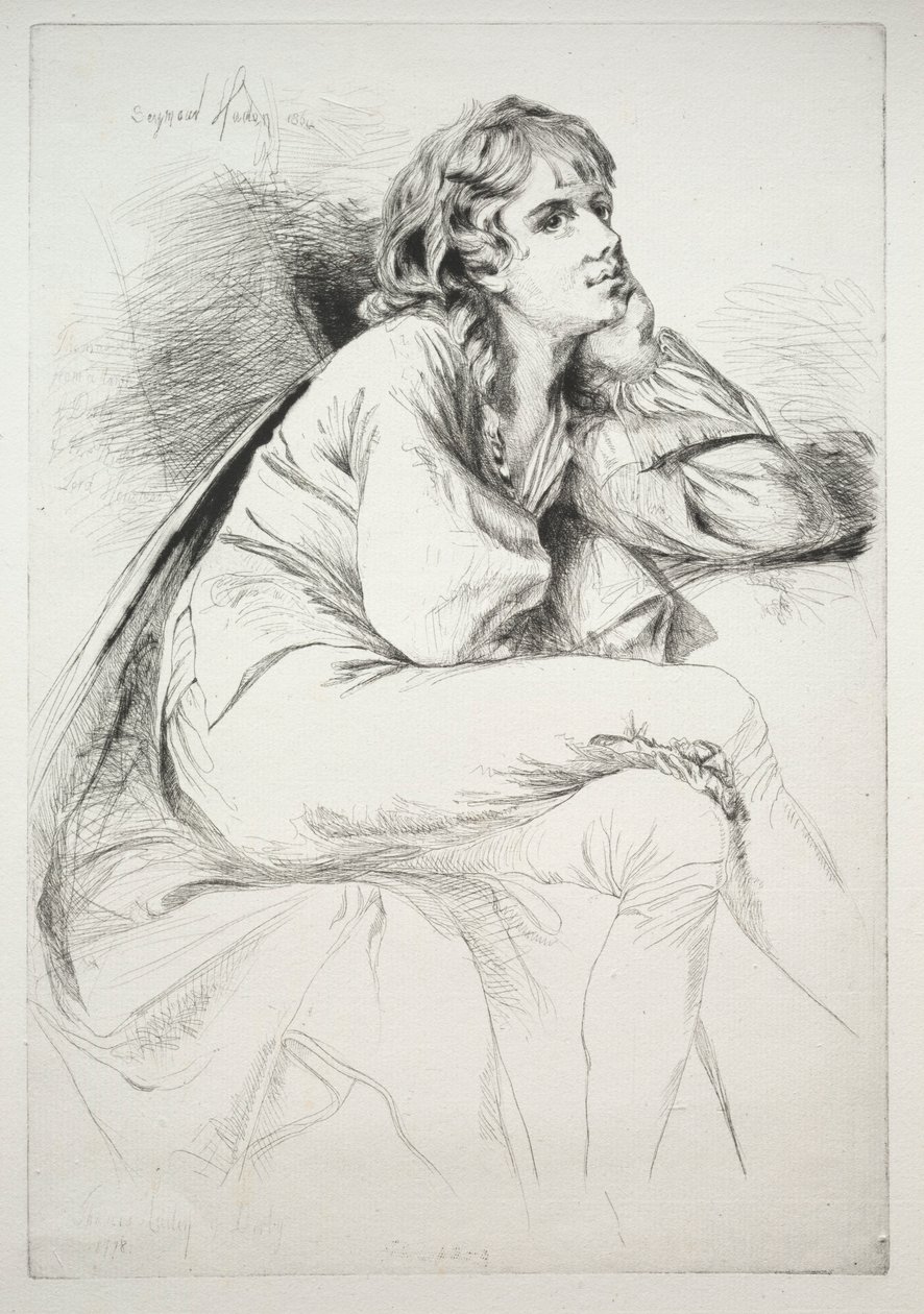 Thomas Haden z Derby, 1864. autorstwa Francis Seymour Haden