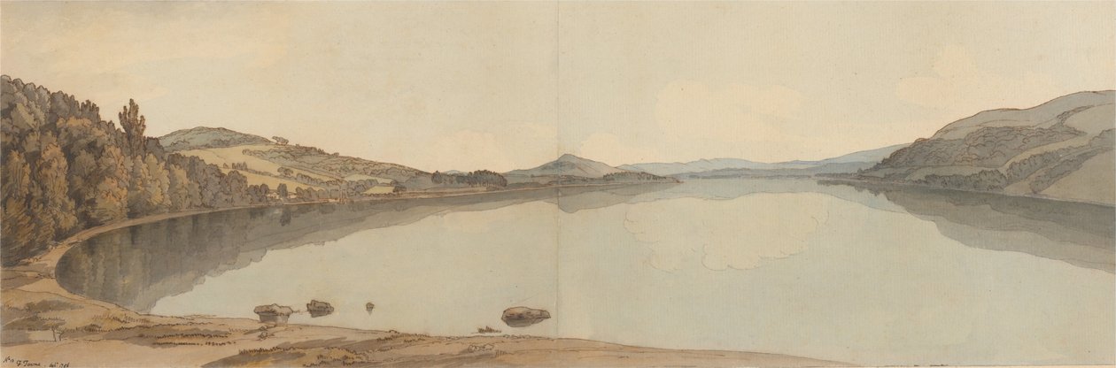 Jezioro Windermere autorstwa Francis Towne