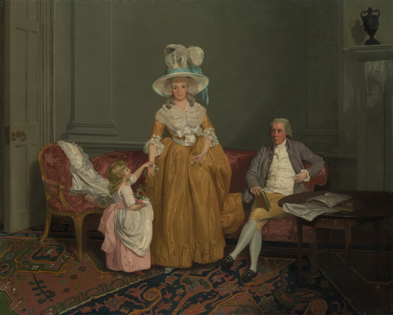 Rodzina Saithwaite, ca. 1785. autorstwa Francis Wheatley