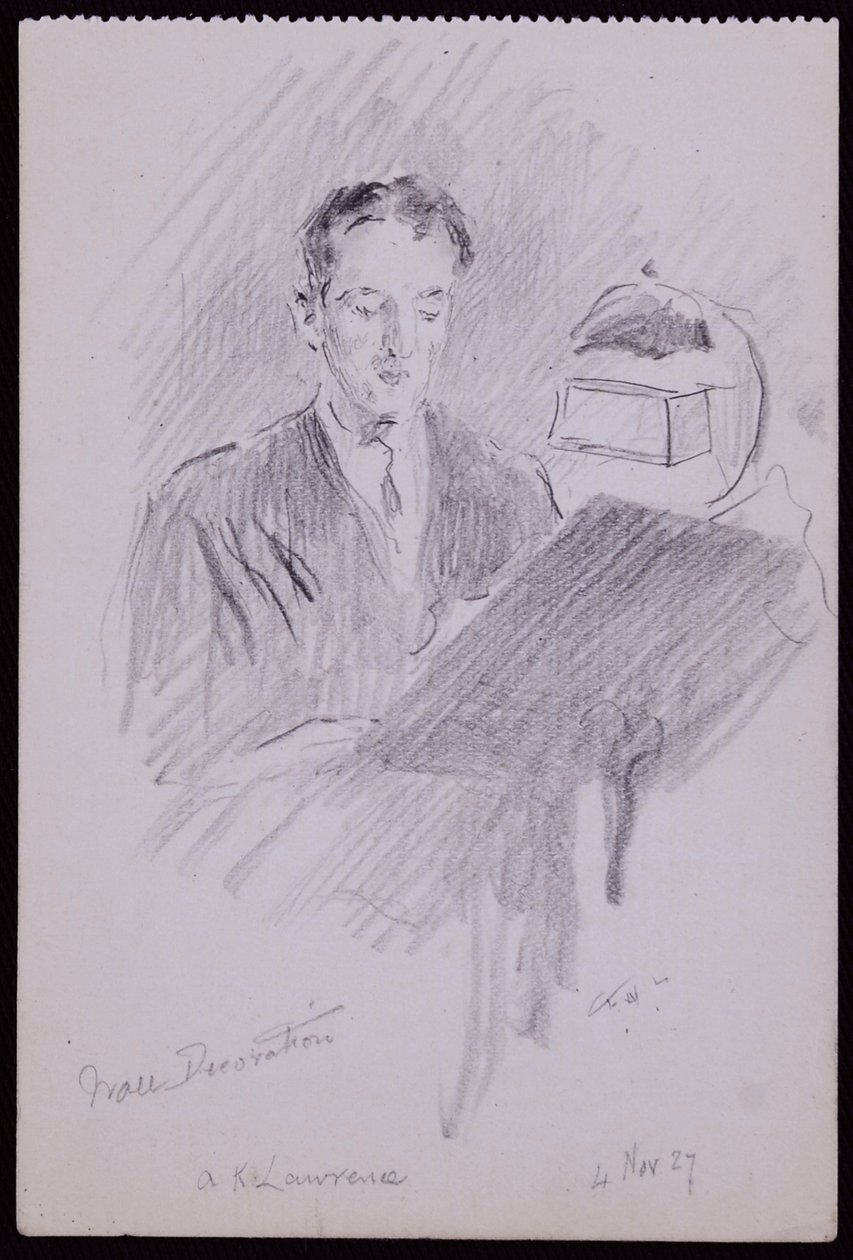 Portret AK Lawrence autorstwa Francis Wilfred Lawson