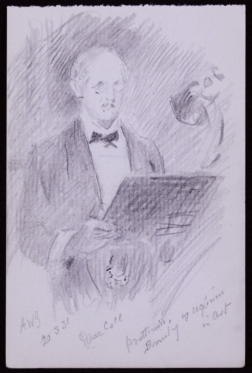 Portret DS MacColla autorstwa Francis Wilfred Lawson
