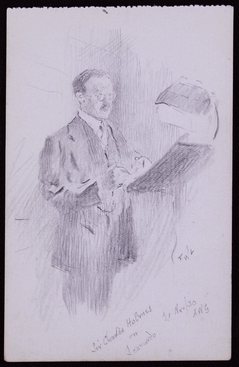 Portret Sir Charlesa Holmesa autorstwa Francis Wilfred Lawson
