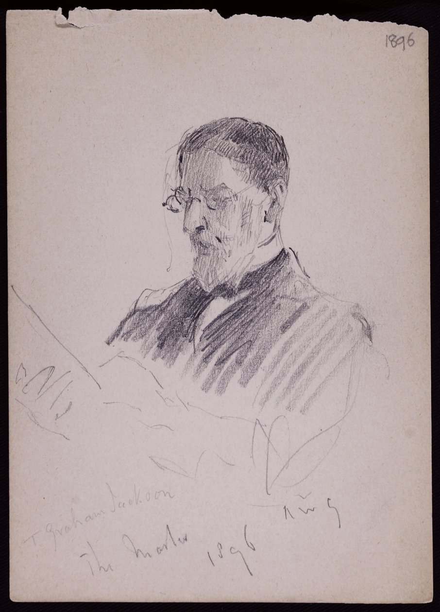 Portret TG Jacksona autorstwa Francis Wilfred Lawson