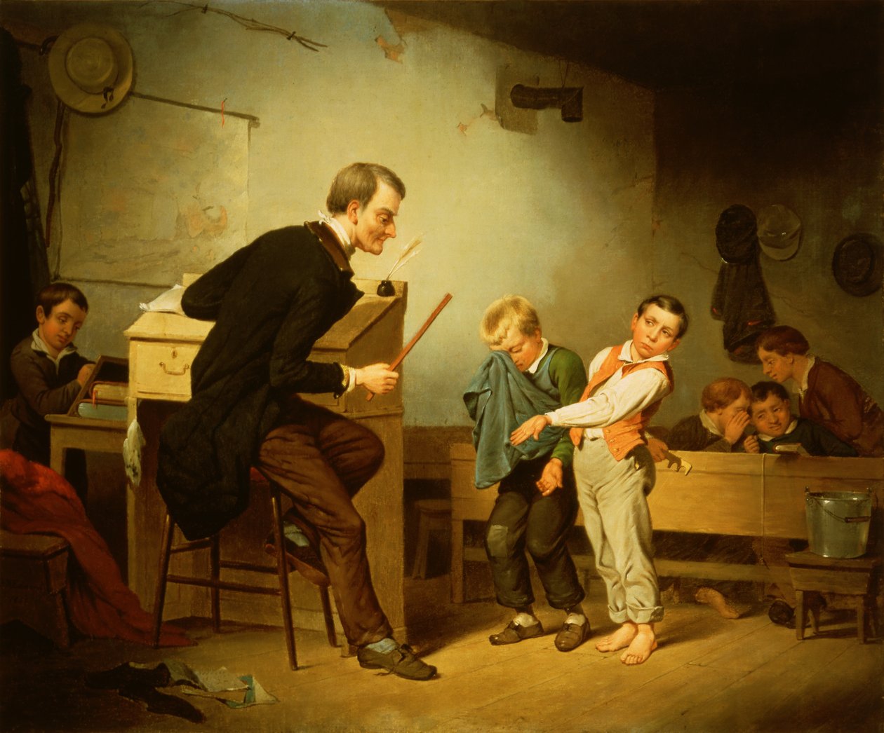 Uczniowie ukarani autorstwa Francis William Edmonds
