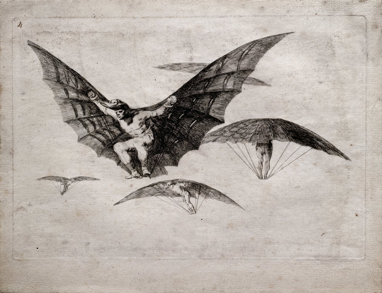 Tryb latania autorstwa Francisco de Goya