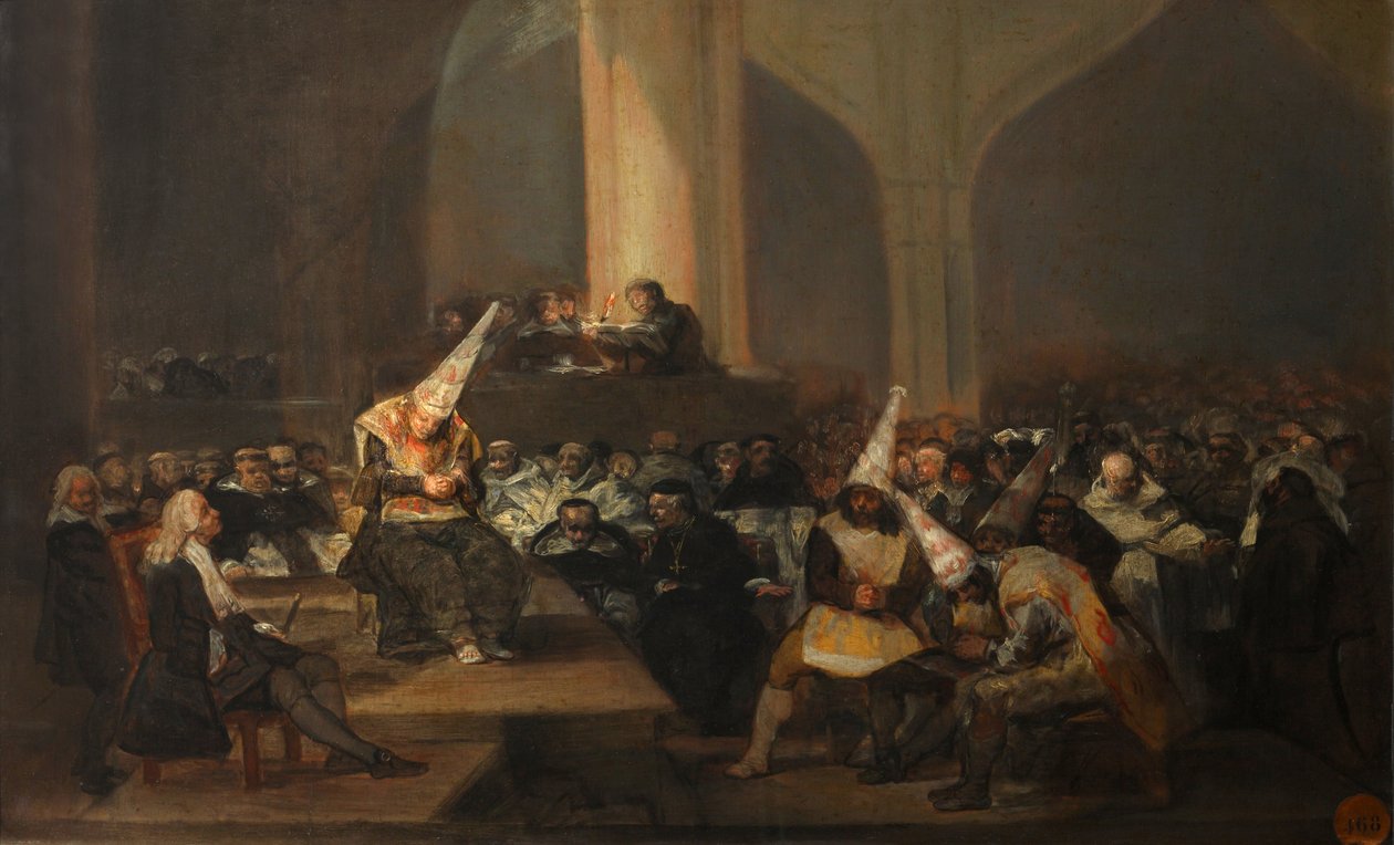 Sąd Inkwizycji autorstwa Francisco de Goya