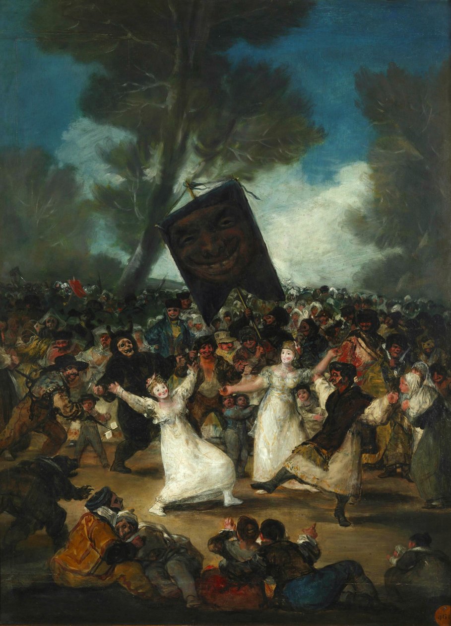 Pogrzeb Sardynki autorstwa Francisco de Goya