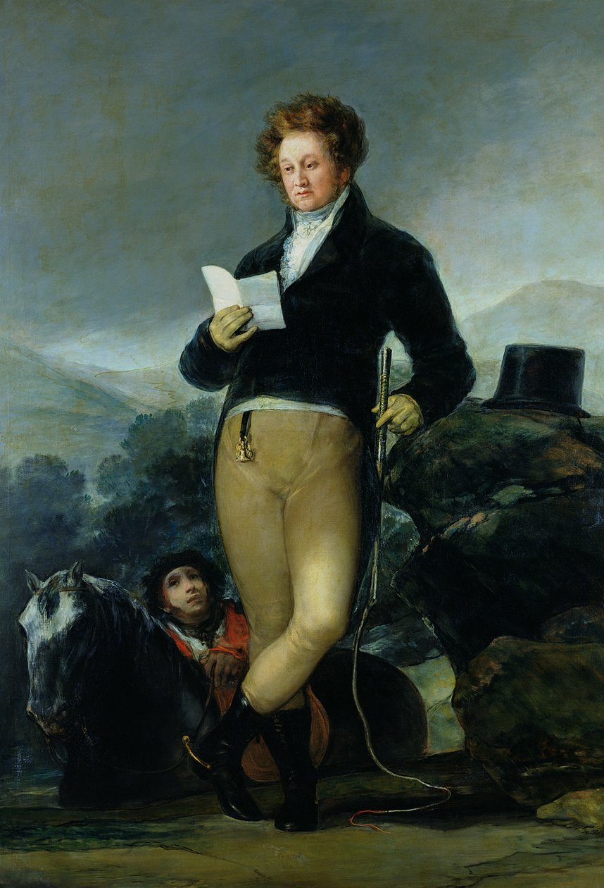 Portret Don Francisco de Borja Tellez Giron (1786-1851) ok. 1816 r. autorstwa Francisco de Goya