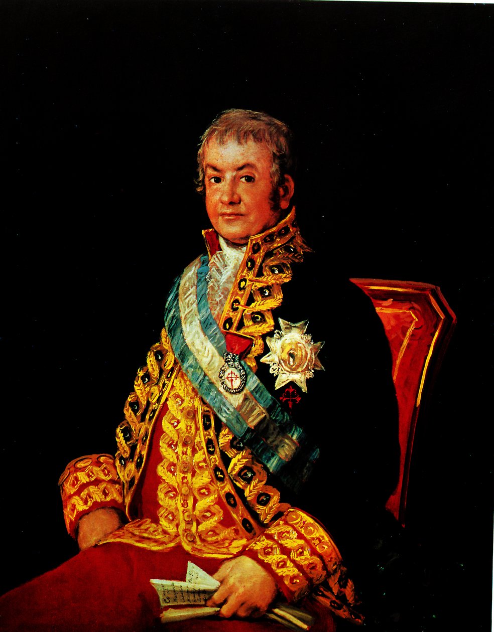 Portret ministra sprawiedliwości José Antonio Marqués Caballero autorstwa Francisco de Goya