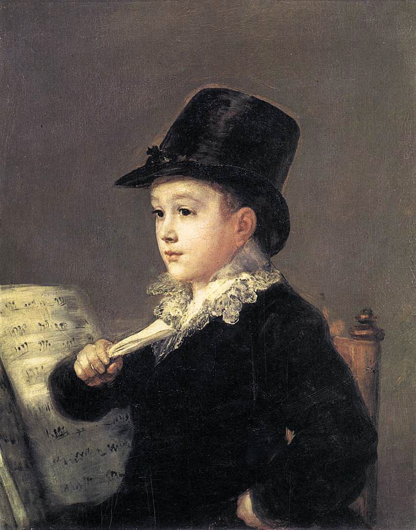 Portret Mariano Goya autorstwa Francisco de Goya