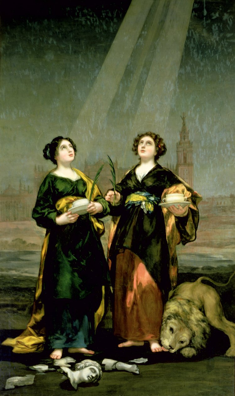 Św. Justyna i Św. Rufina, 1817 r. autorstwa Francisco de Goya