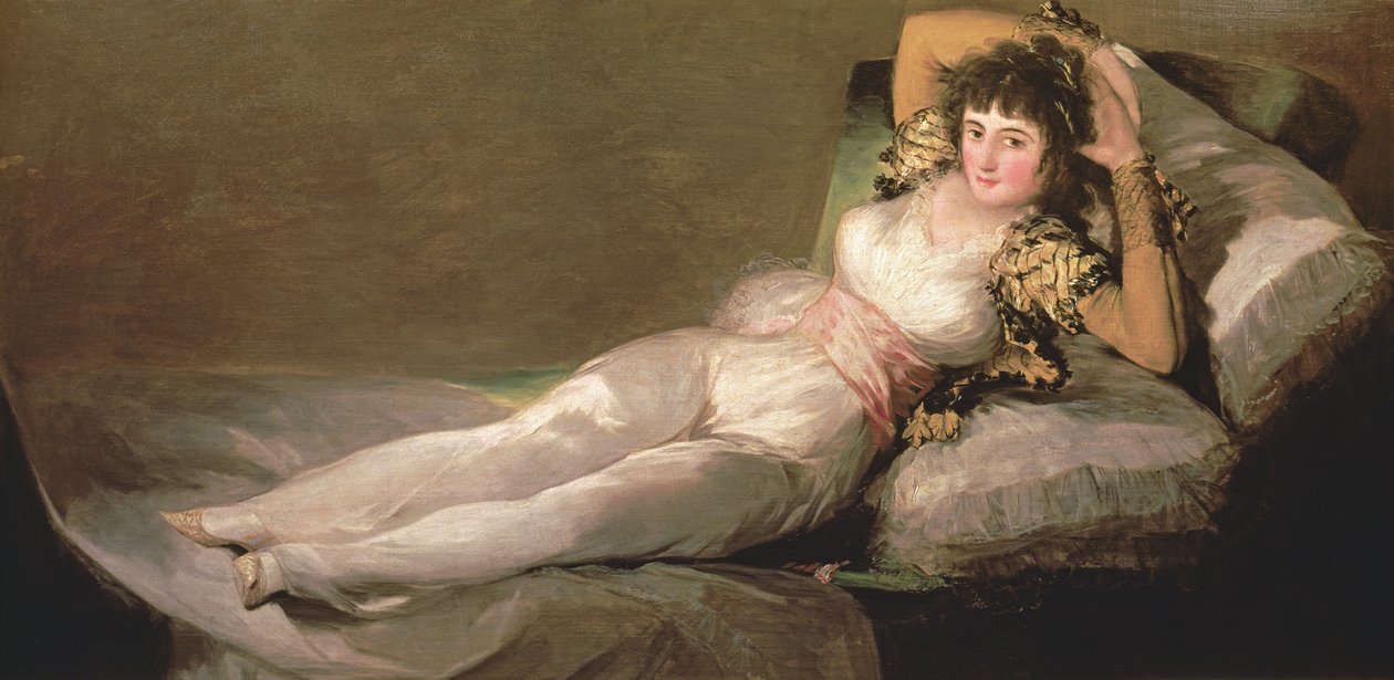 Maja w ubraniu, ok. 1800 autorstwa Francisco de Goya