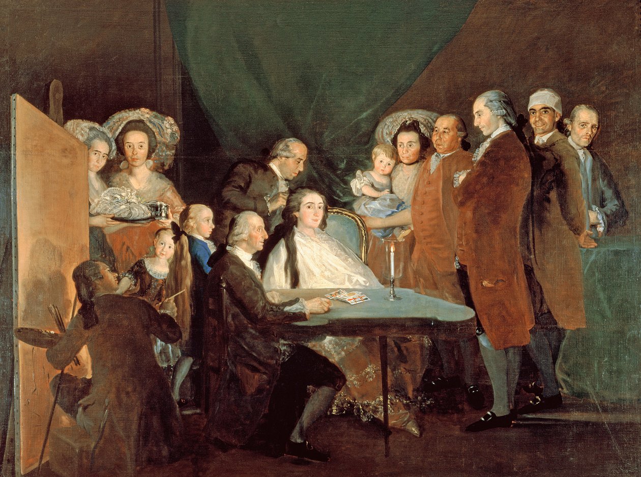 Rodzina Infante Don Luis de Borbon, 1783-84 autorstwa Francisco de Goya