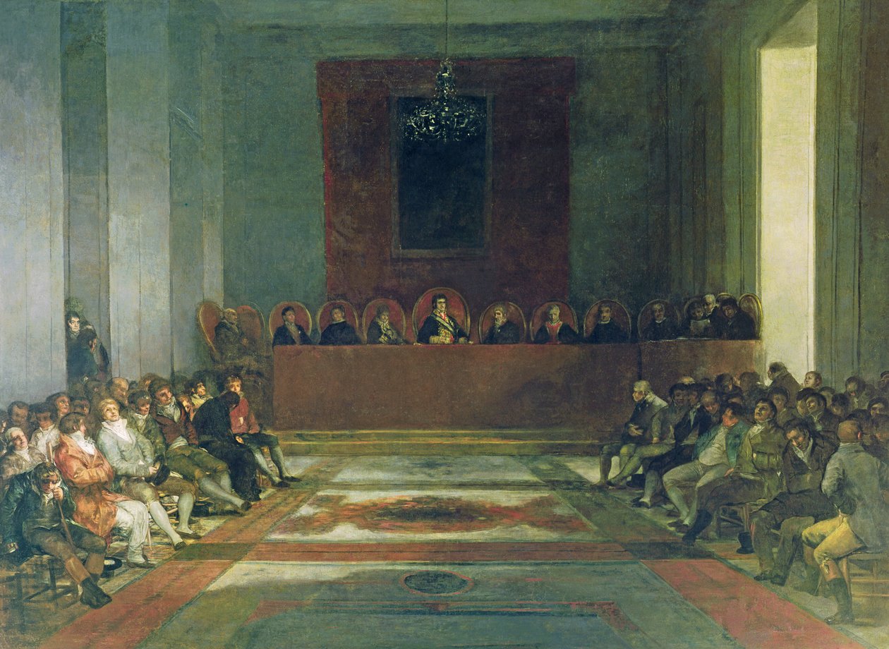 Junta Filipin, 1815 autorstwa Francisco de Goya
