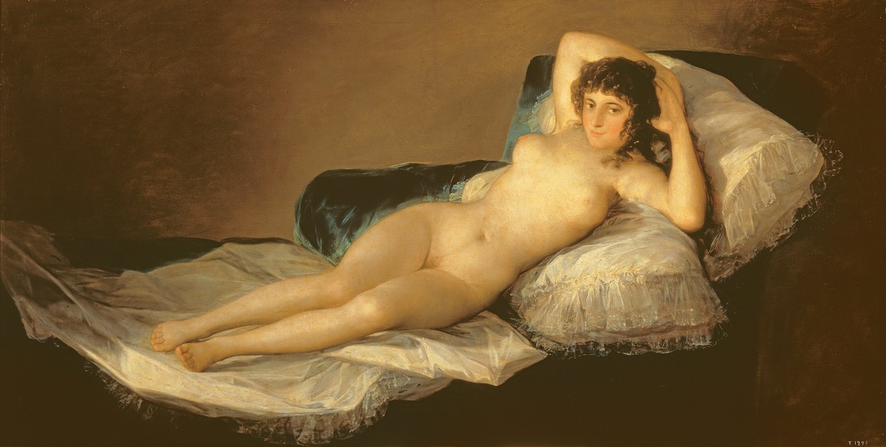 Naga Maja autorstwa Francisco de Goya